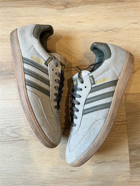 adidas hemp sambas.